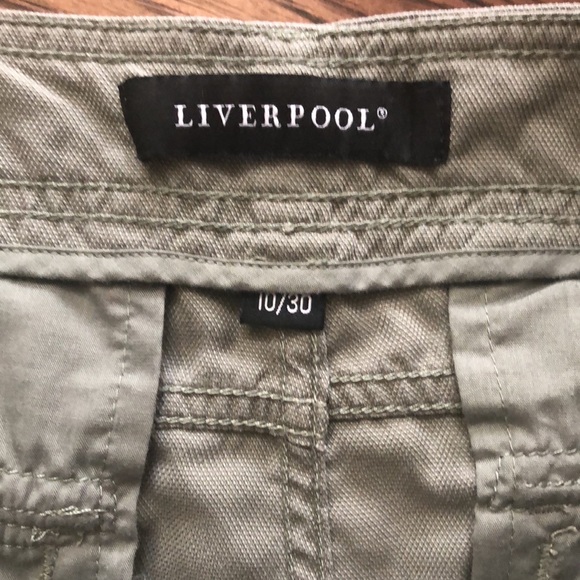 Liverpool Lightweight Cargo/Utility Capris - Picture 2 of 11